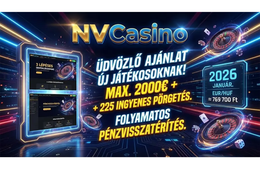 NVKasino bónuszok és promóciók
